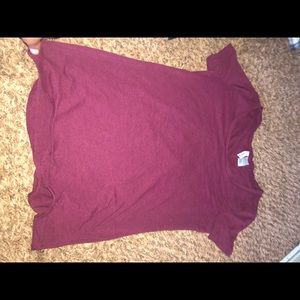 Maroon T-shirt